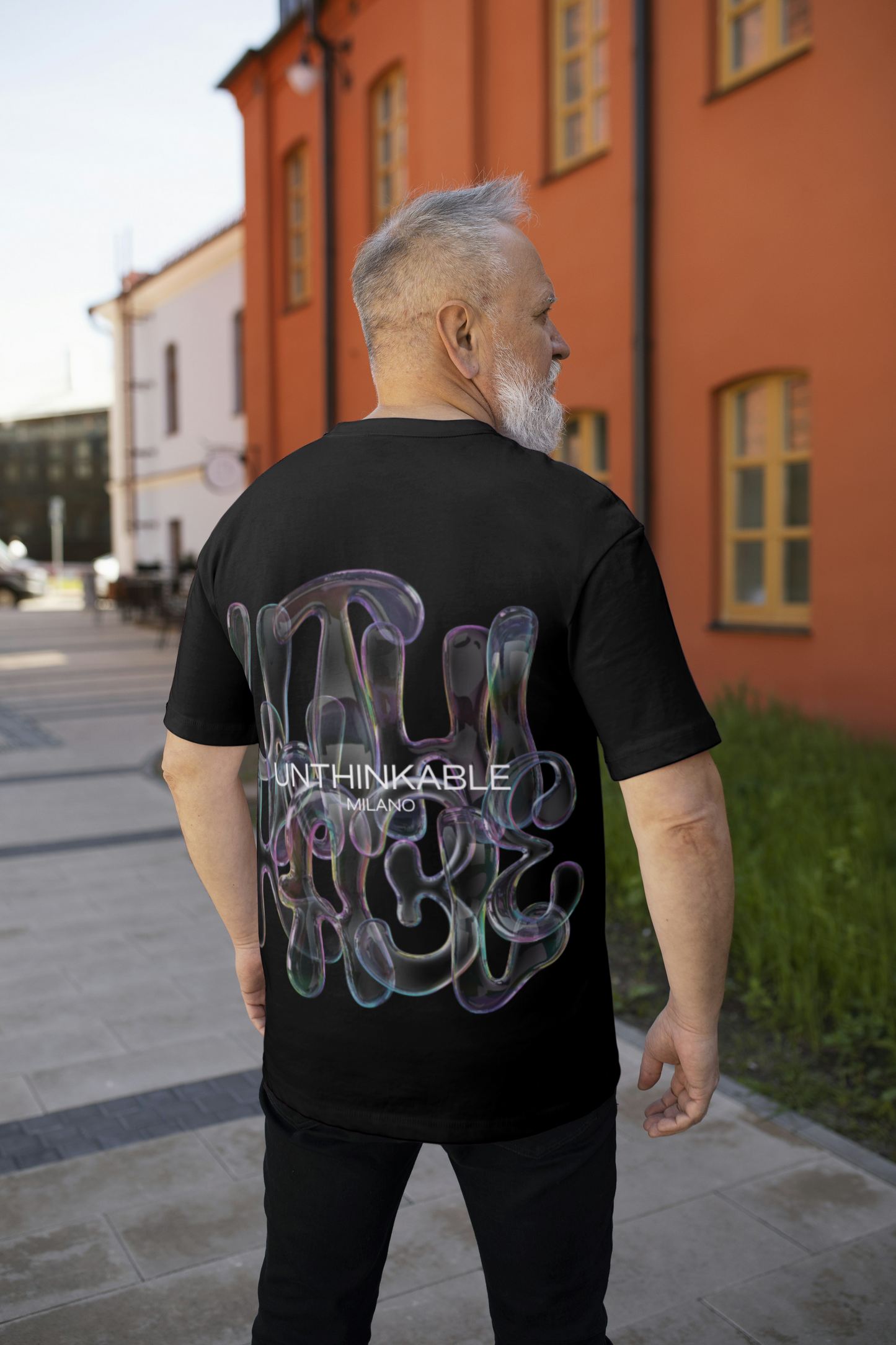 T-Shirt Unthinkable Milano logo retro