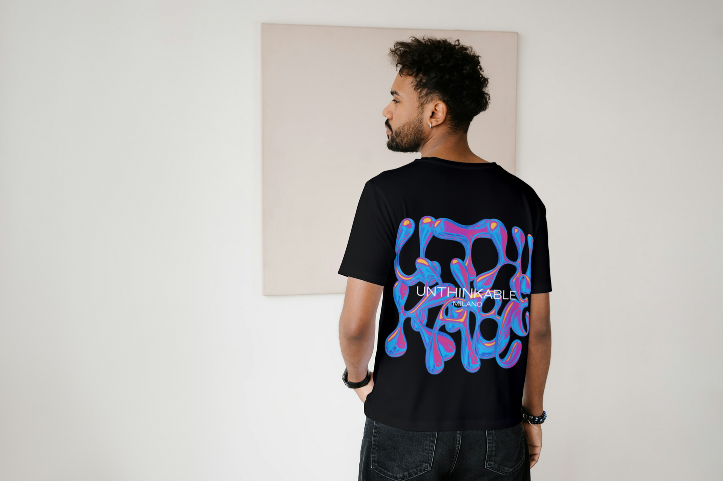 T-Shirt Unthinkable Milano logo retro thermo